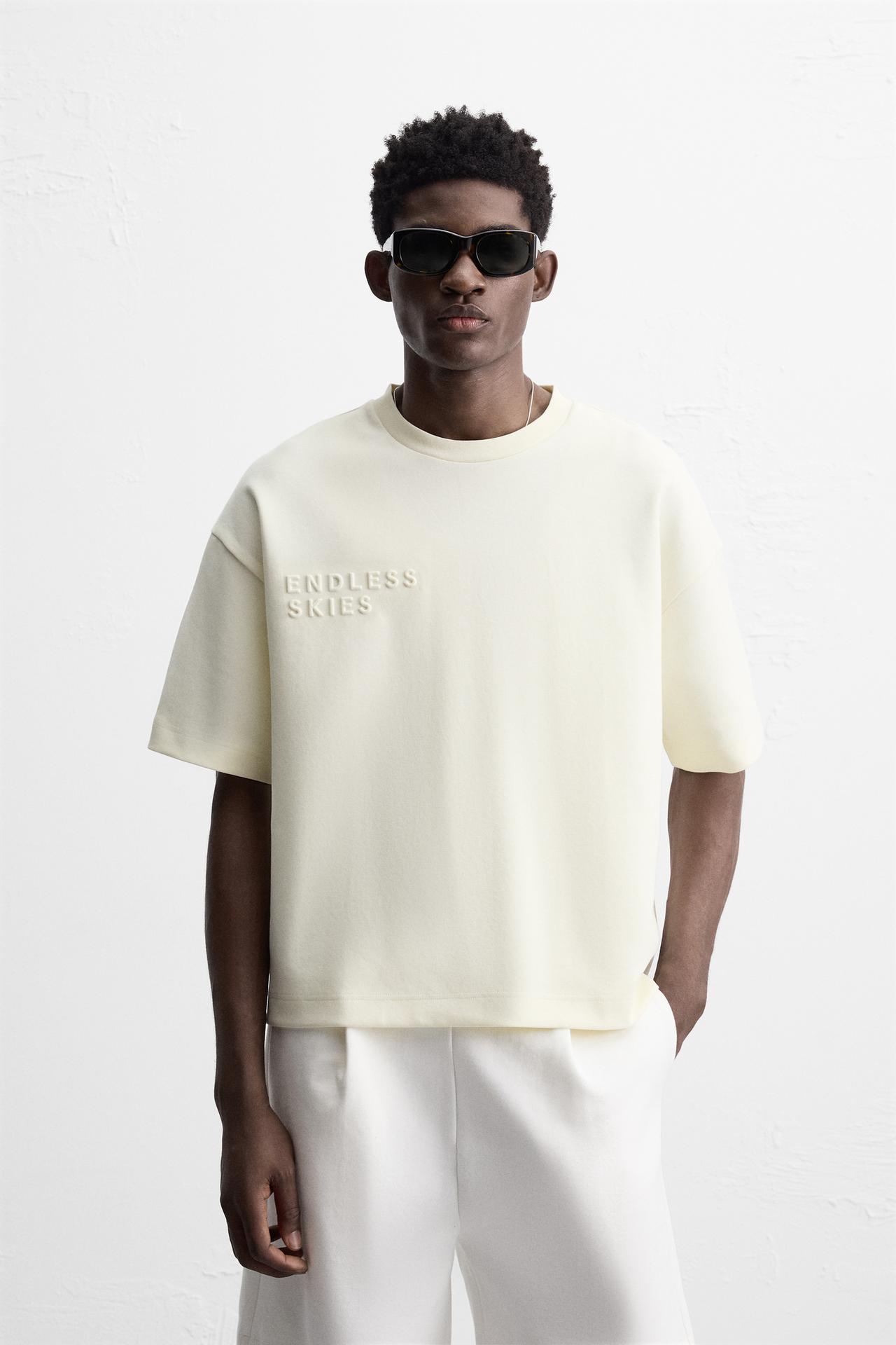 T-shirt Texte Épuré