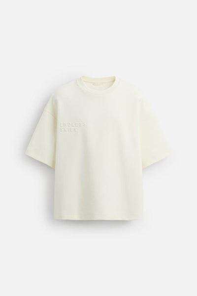 T-shirt Texte Épuré